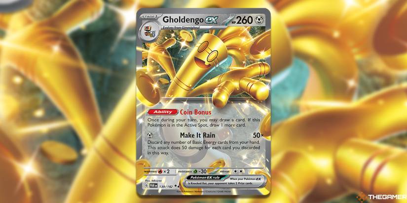 pokemon paradox rift gold cards 260/182 Garchomp ex (Dont apply Weakness and Resistance for Benched Pokmon.) Pokemon TCG PARADOX RIFT Full