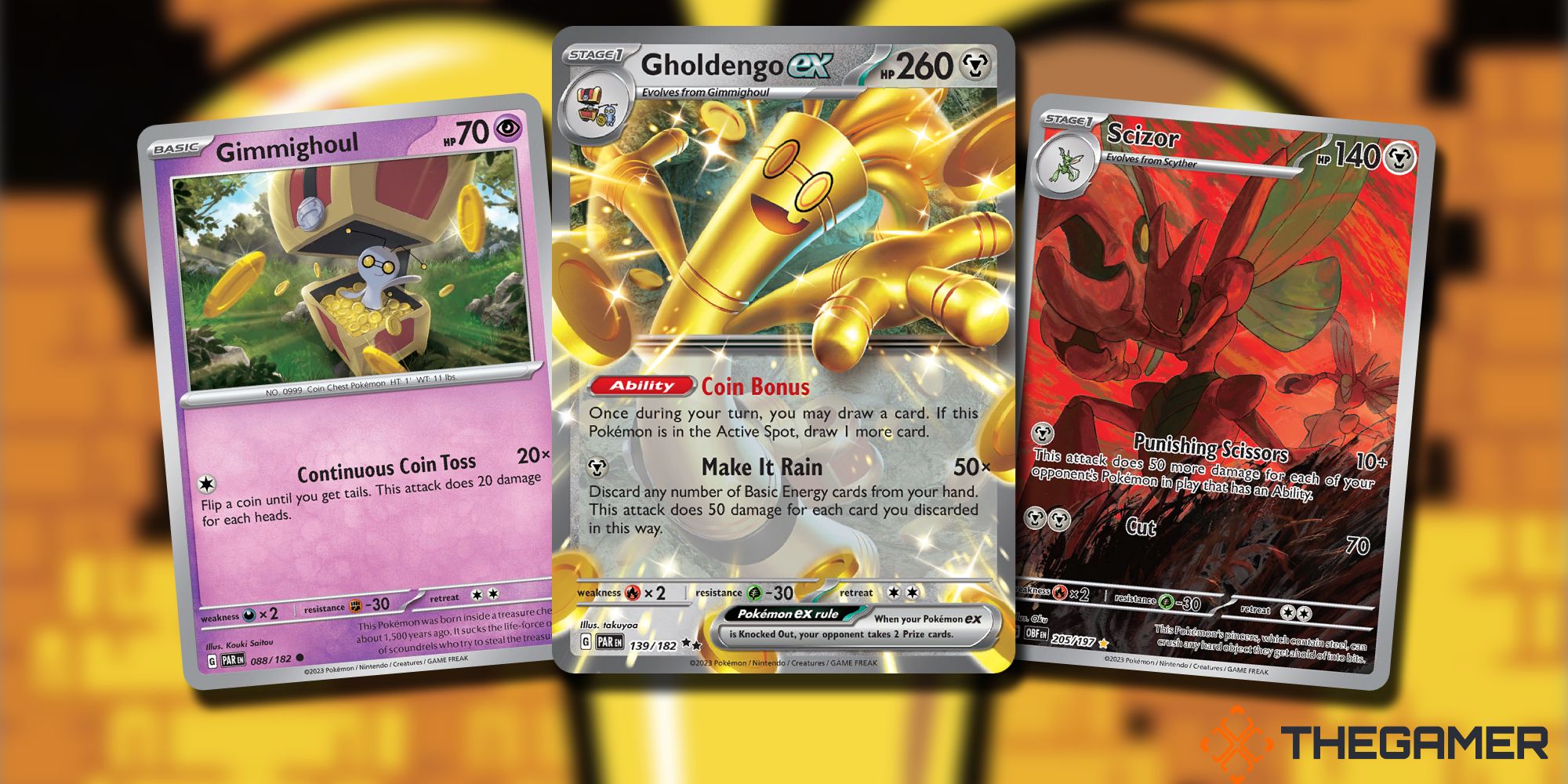gholdengo pokemon card value Amazon.com: pokemon Gholdengo 067/091 Holo Rare - Paldean Fates main image 1
