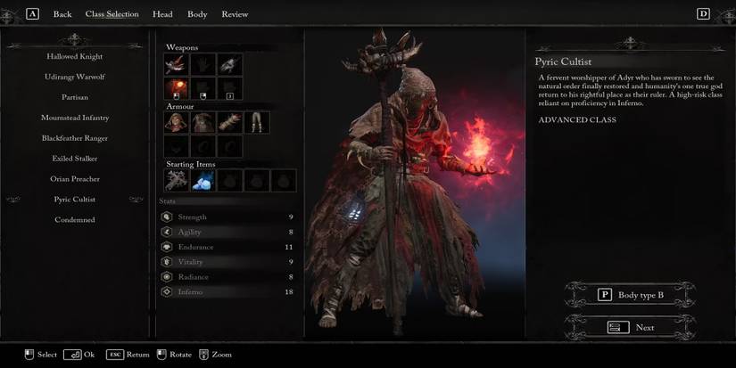 Every Starting Class In Lords Of The Fallen, Ranked Best