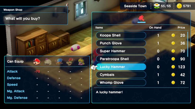 Where To Find Every Weapon In The Super Mario RPG Remake