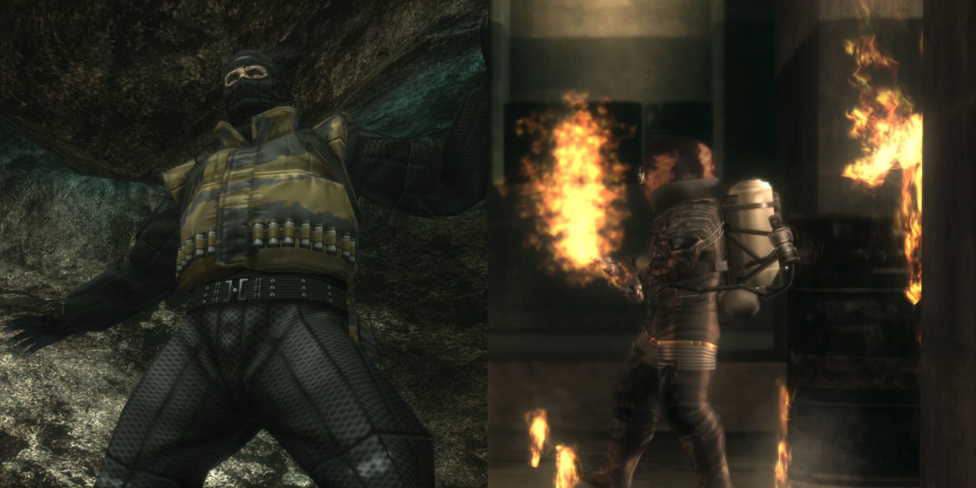 Metal Gear Solid 3 (PS2) vs Metal Gear Solid 3 Remake (Delta Snake Eater)  Comparison 