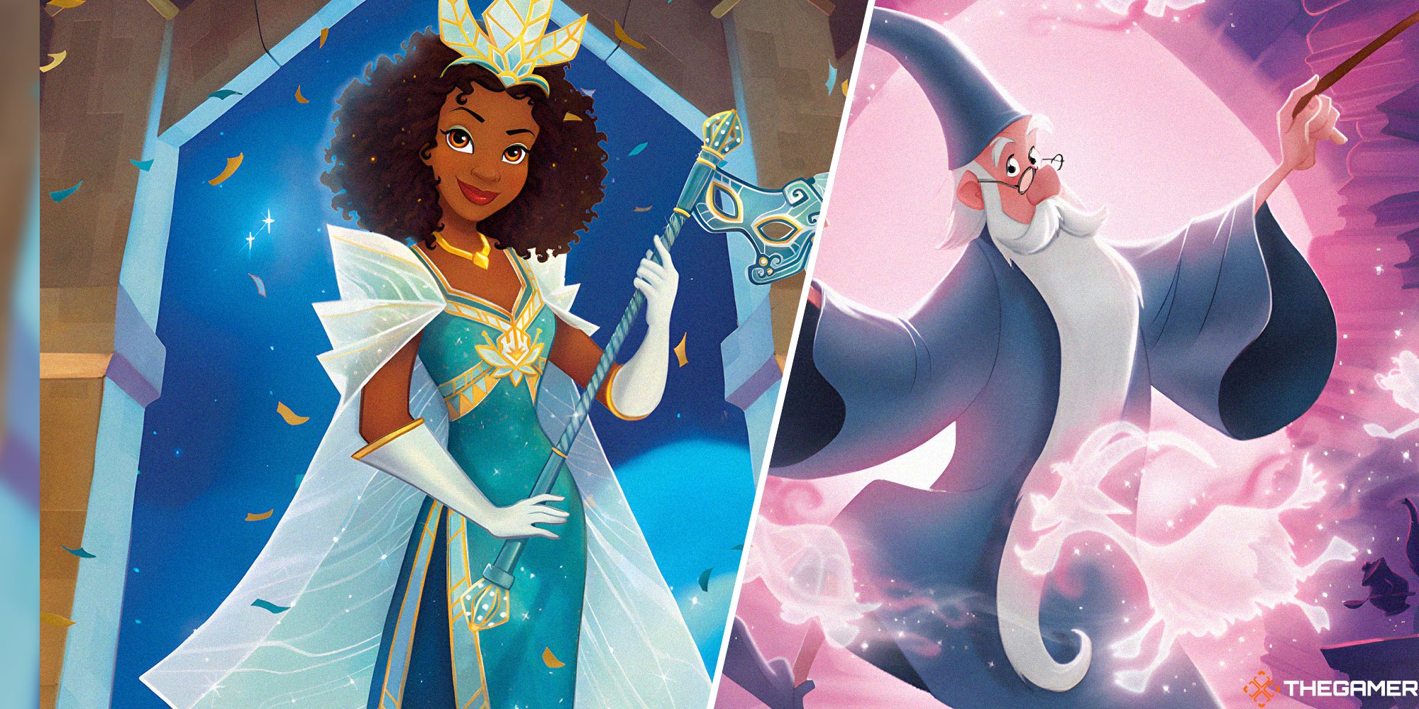 lorcana starter deck merlin Disney Lorcana: Starter Deck Merlin & Tiana Set 2 – De Spelletjes  Vrienden main image 0