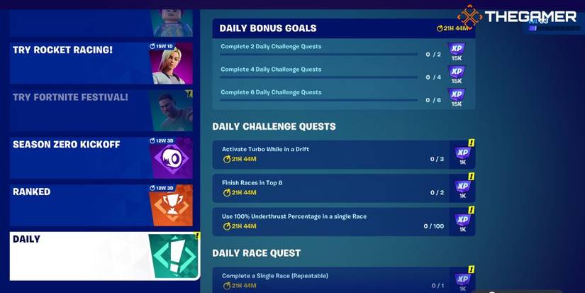 Try Rocket Racing Quest Rar How To Get The Jackie Skin For Free In Fortnite Rocket Racing