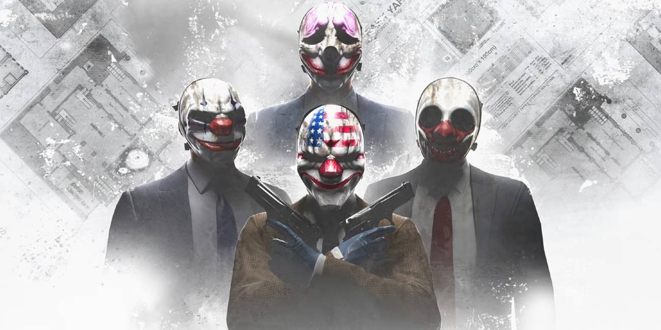 Picture of Payday Main Crew Dallas, Hoxton, Chains and Wolf.