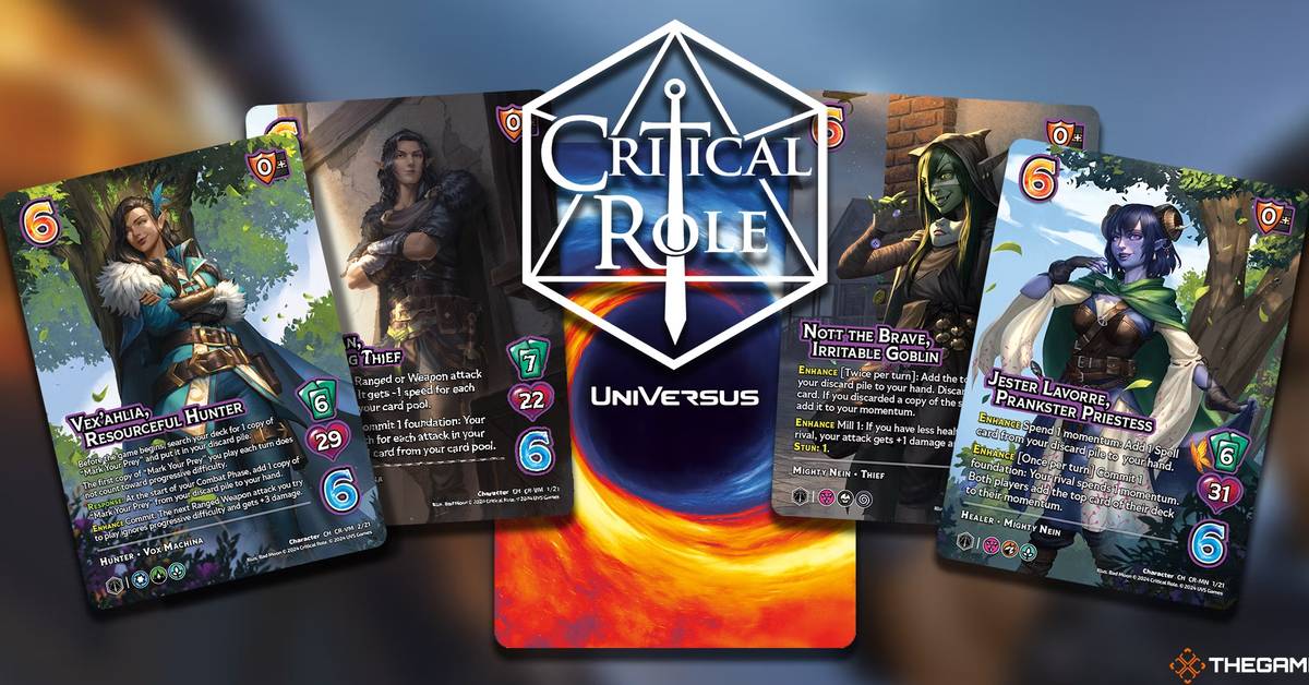 critical role mtg cards Critical Role Challenger Series: Vox Machina  UVS Games
