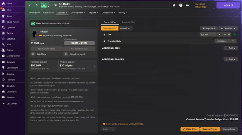 Transfer Manager How To Transfer Players In Football Manager 2024