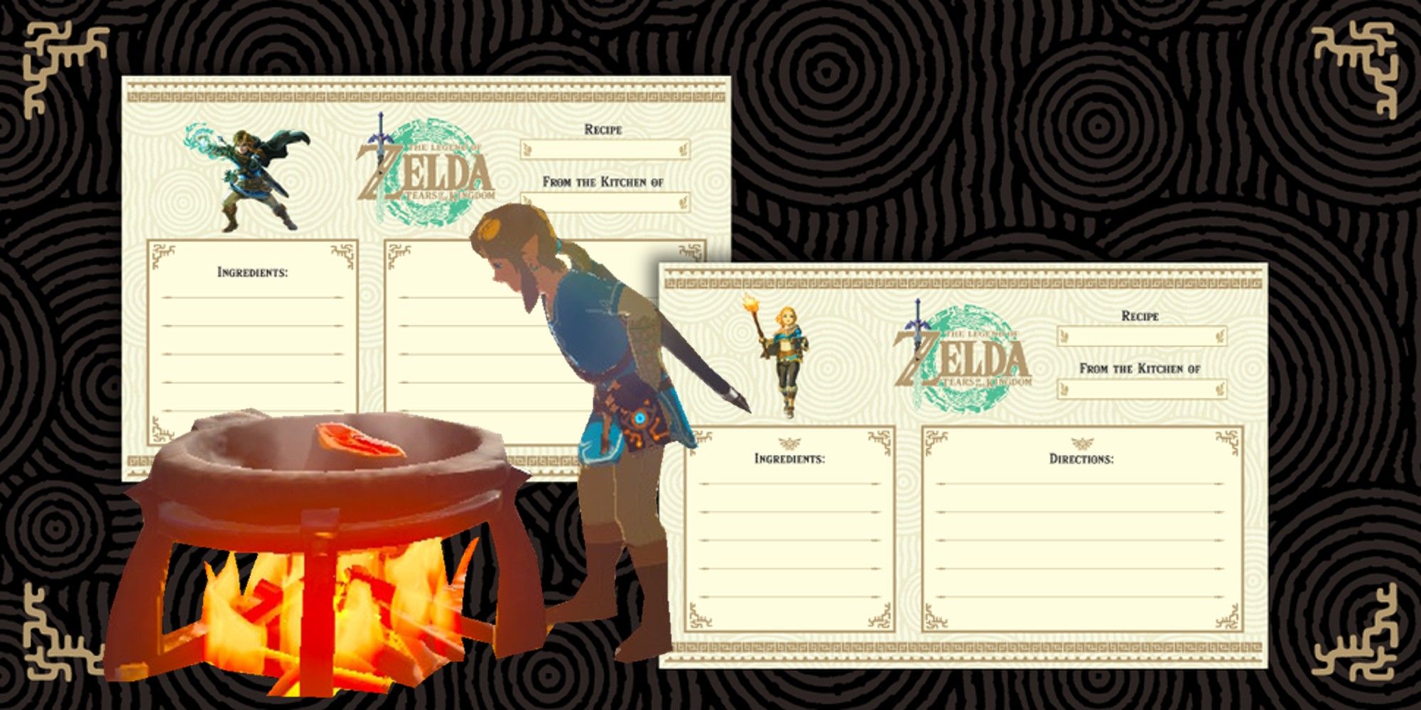 Nintendo Has Created Tears Of The Kingdom Recipe Cards You Can