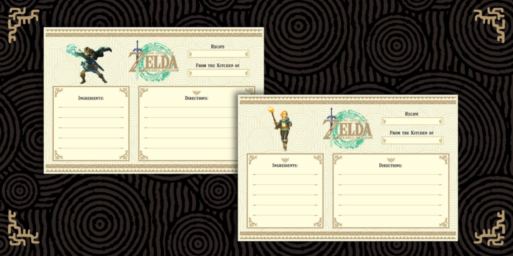 Nintendo Has Created Tears Of The Kingdom Recipe Cards You Can