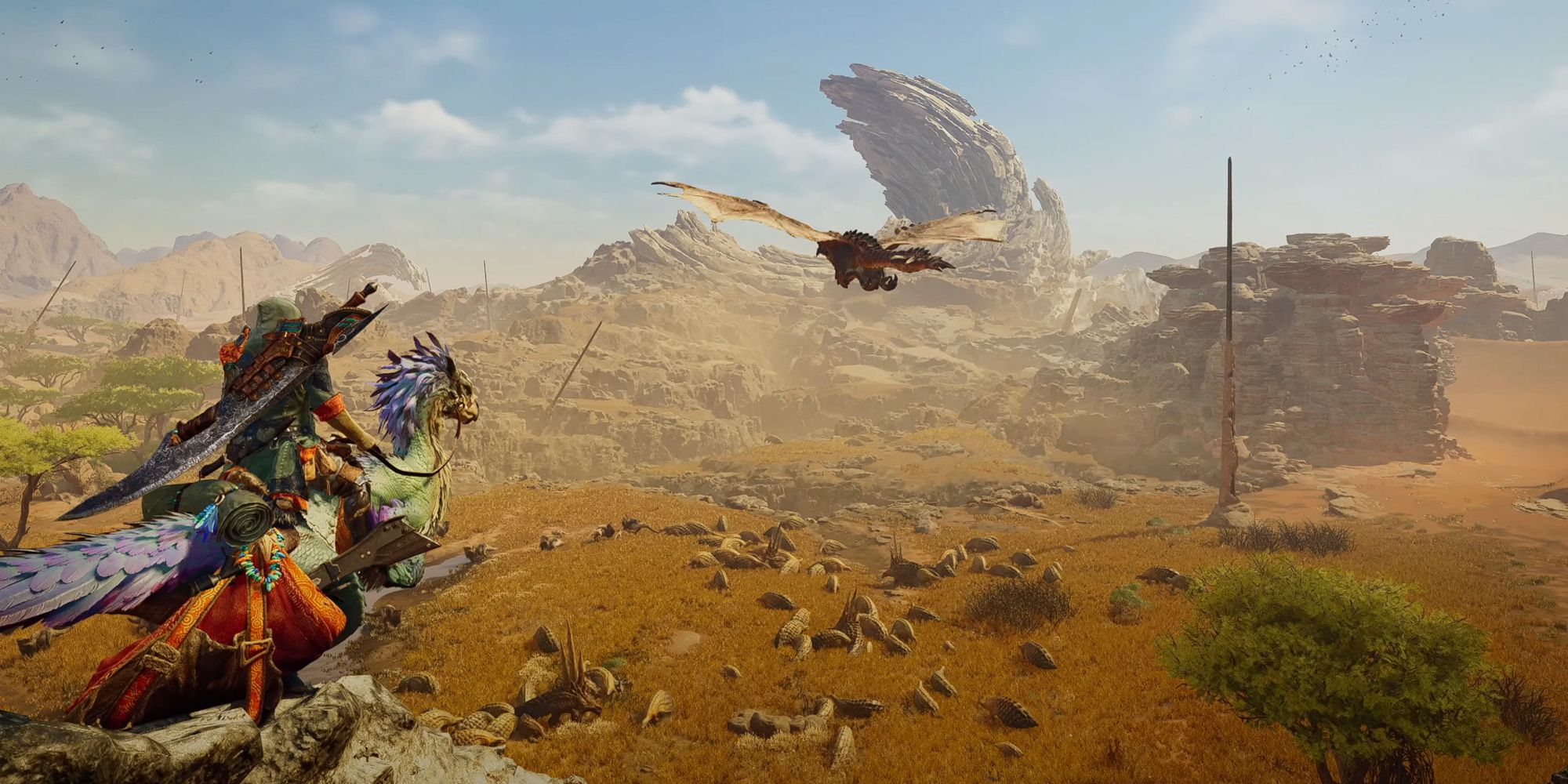 TGA Trailer, Monster Hunter Wilds, Looking at the wide expanse below