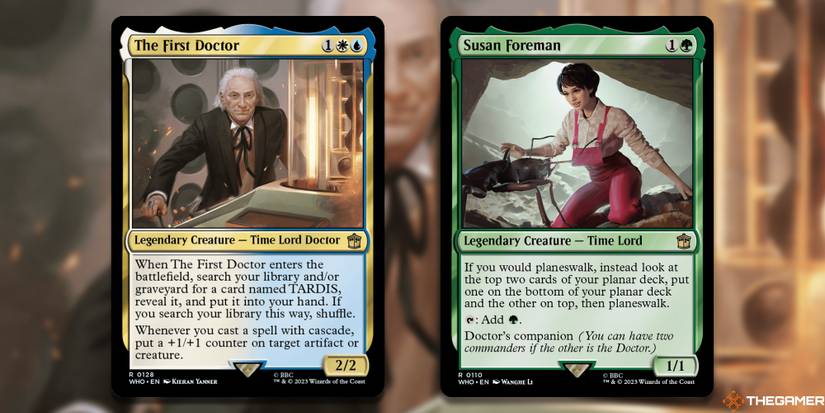 The 10 Best Doctor/Companion Partner Commanders In MTG Universes Beyond:  Doctor Who