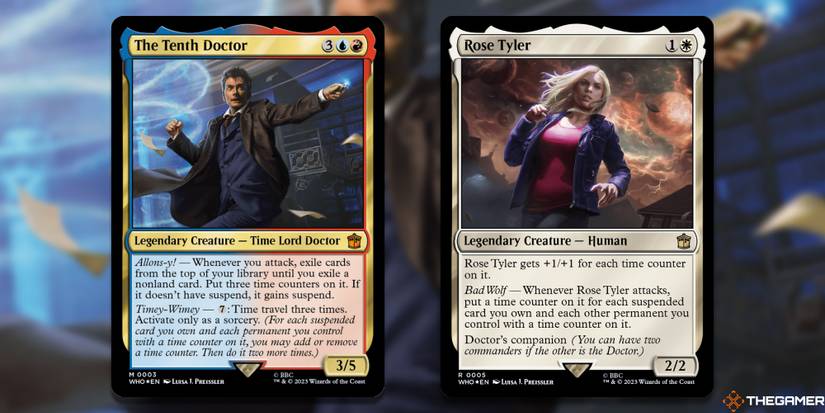 10th doctor mtg card The Tenth Doctor [608] [Universes Beyond: Doctor Who] [Surge Foil] – Face  to Face Games main image 0