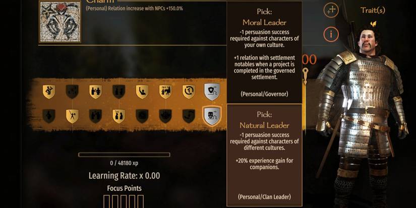 Best Charm Perks In Mount &amp; Blade 2: Bannerlord