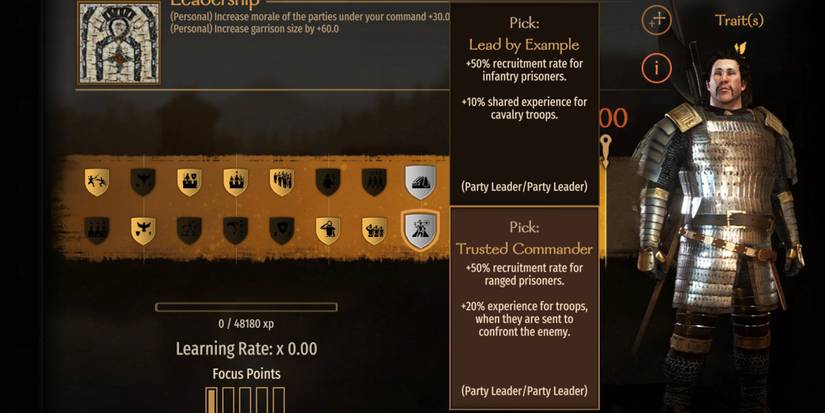 Best Leadership Perks In Mount & Blade 2: Bannerlord