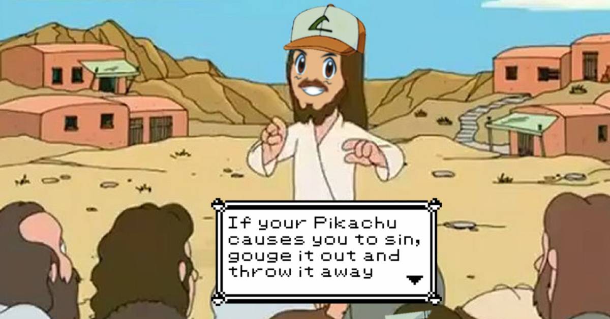 jesus pokemon card Mega Jesus EX Custom Poke mon Style TCG Gaming Card Crucifixion Collector's  Card