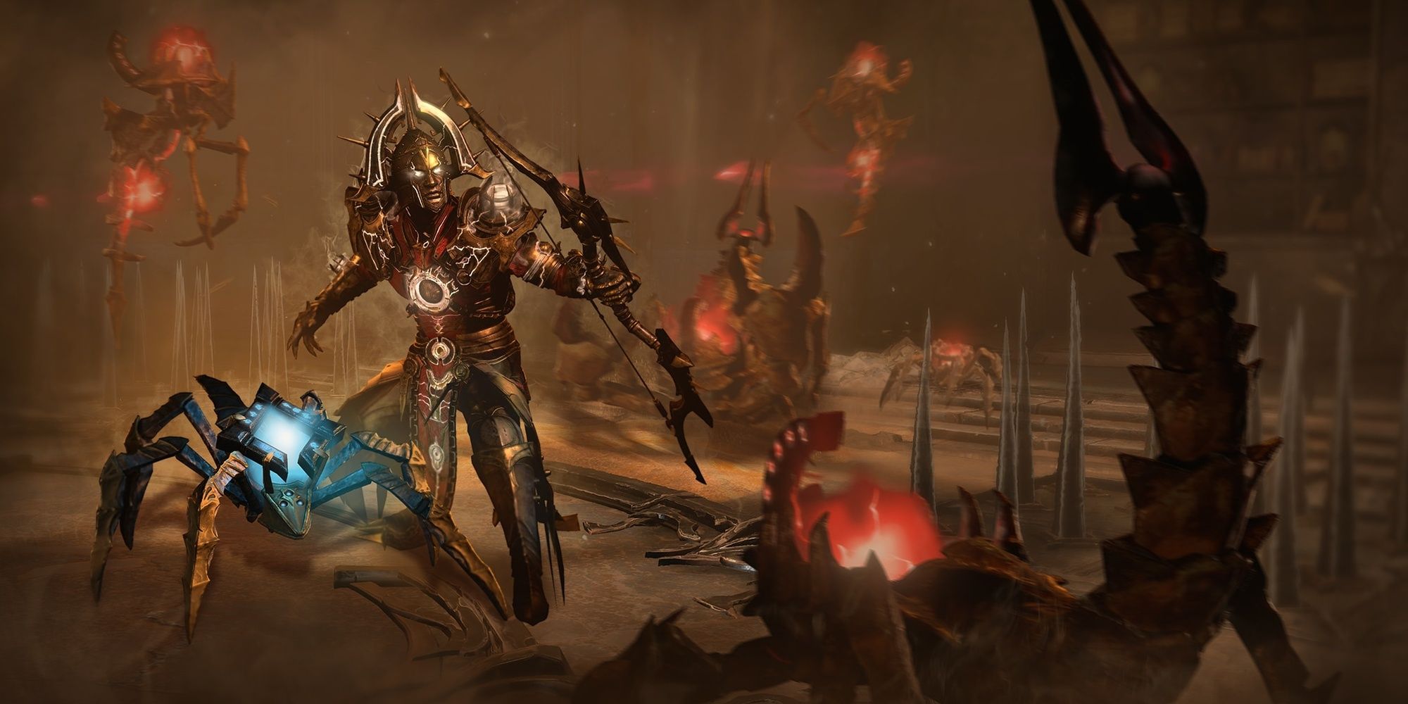 Diablo 4 Season Of The Construct Player Beside Construct