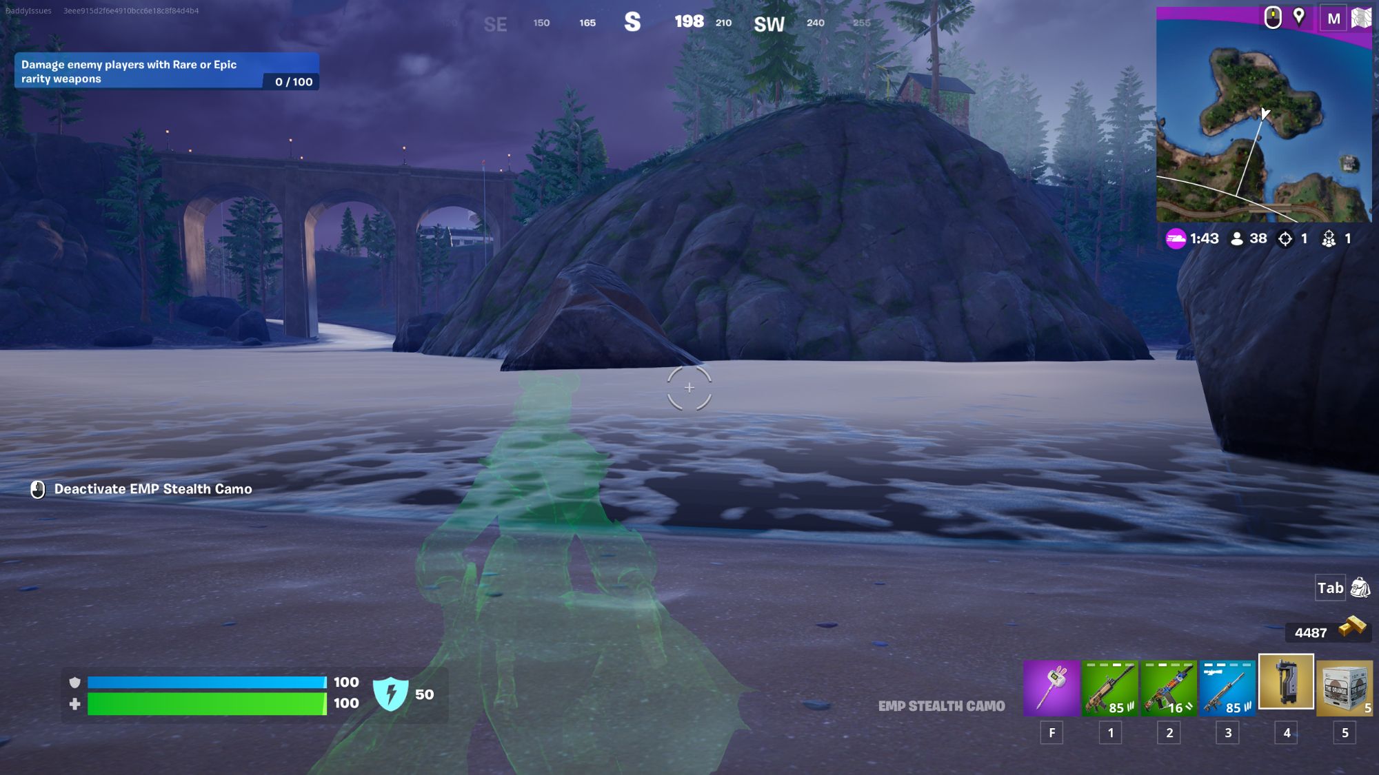 How To Find And Use The EMP Stealth Camo In Fortnite