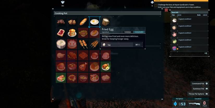 The Best Food For Pals In Palworld