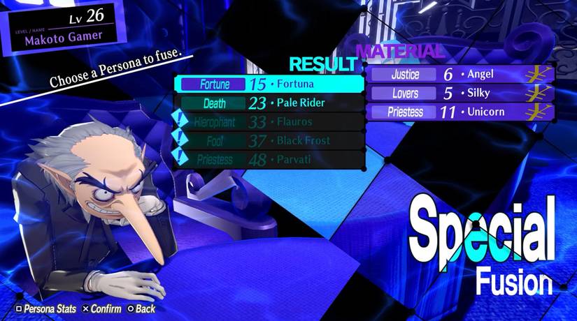 Progress Complete Graph Complete Fusion Chart In Persona 3 Reload