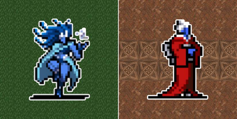 Sprites of She-Moon Eeta And Babi-Onna from Vampire Survivors