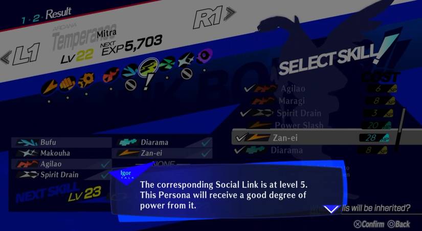 Progress Complete Graph Complete Fusion Chart In Persona 3 Reload