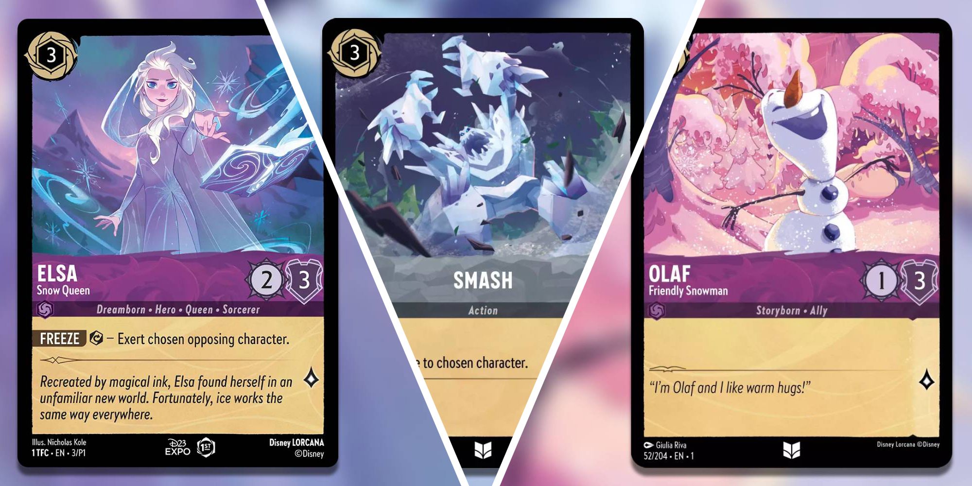 lorcana cards elsa Lorcana - Elsa (Spirit of Winter) - 43/204 - Legendary (Foil)