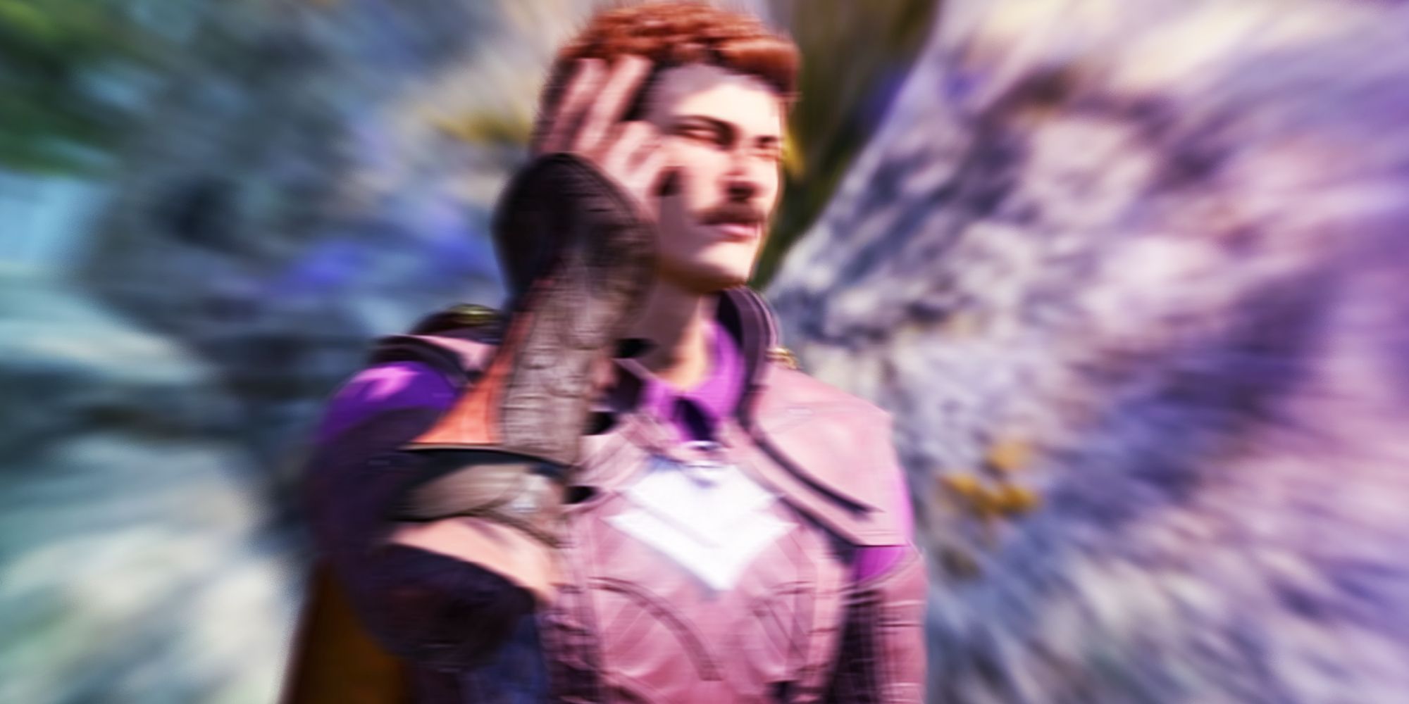 George's Baldur's Gate 3 character getting a hangover.