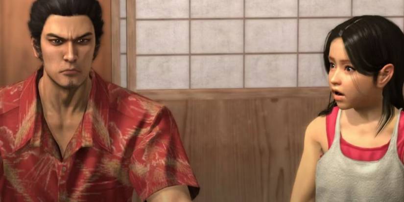Kazuma Kiryu and Haruka from Yakuza 3