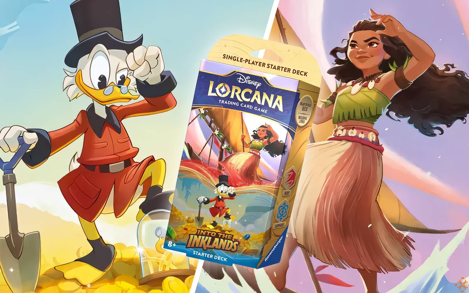Disney Lorcana: Into The Inklands Ruby/Sapphire Starter Deck Guide Disney Lorcana: Into The Inklands Ruby/Sapphire Starter Deck Guide