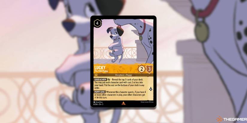 lucky lorcana card Disney Lorcana: The First Chapter Starter Deck main image 1