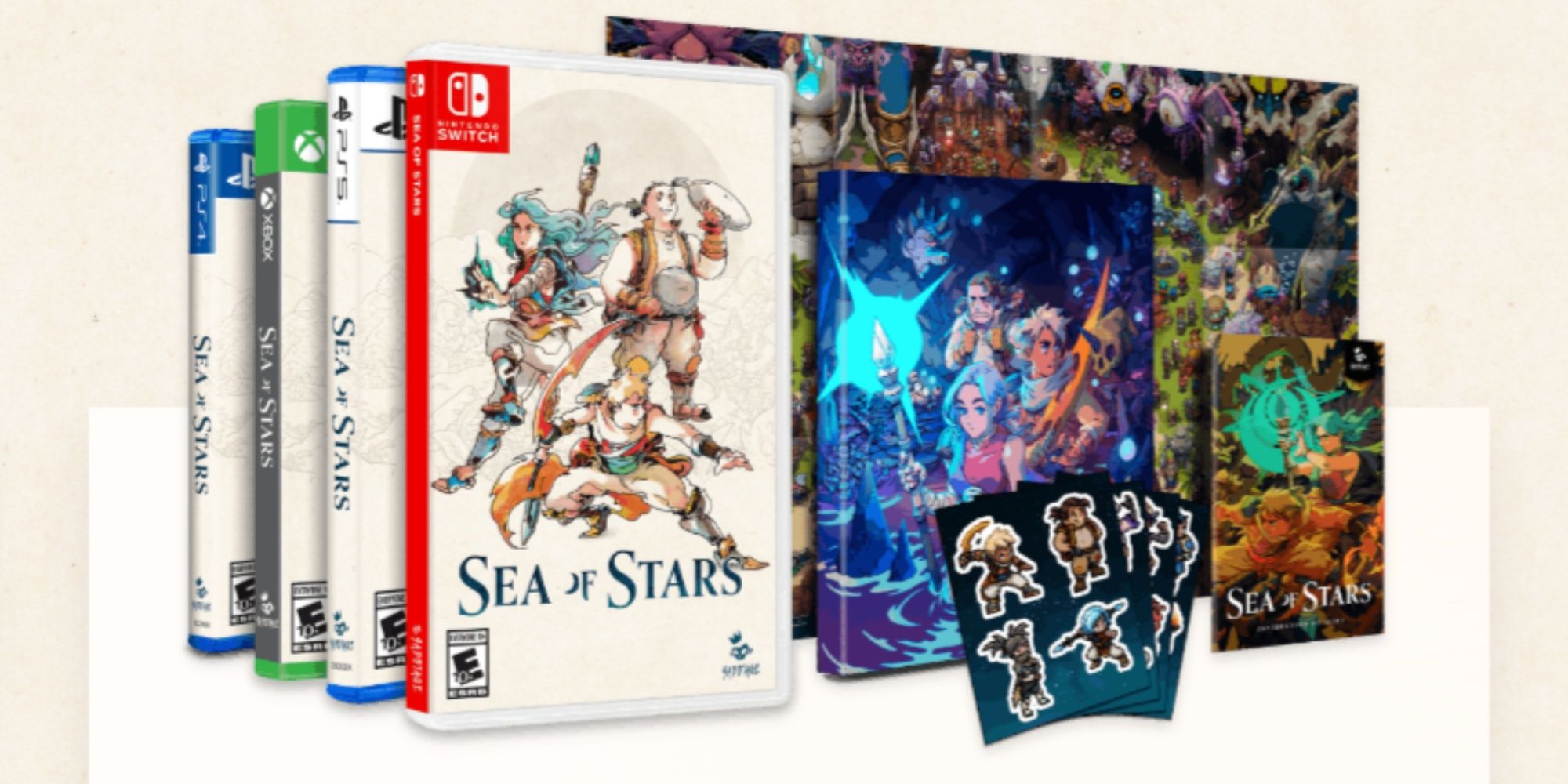 新品未開封　シーオブスターズ　SEA OF STARS アートカード付き Sea Of Stars Physical Edition Pre-Order Guide