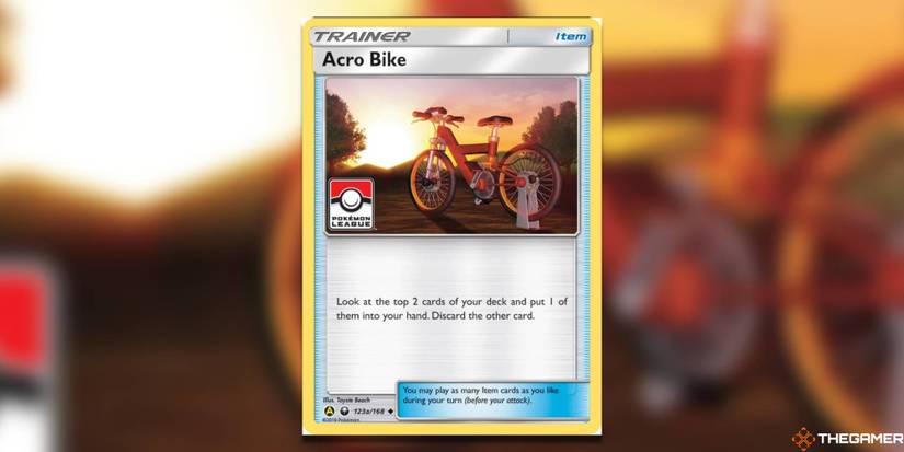 acro bike pokemon card Acro Bike -Single Card main image 1