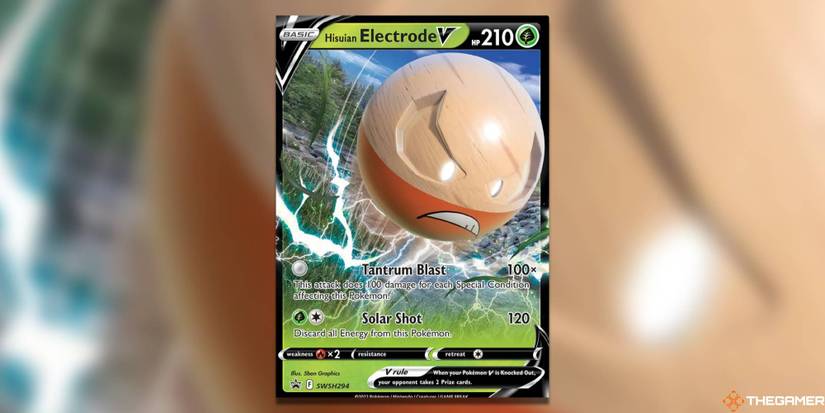 hisuian electrode pokemon card value Hisuian Electrode V - 172/196 Full Art Ultra Rare main image 0