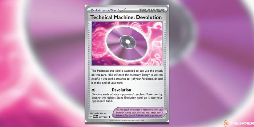 Technical Machine Devolution Card How To Build Lost Box SableZard In The Pokemon TCG