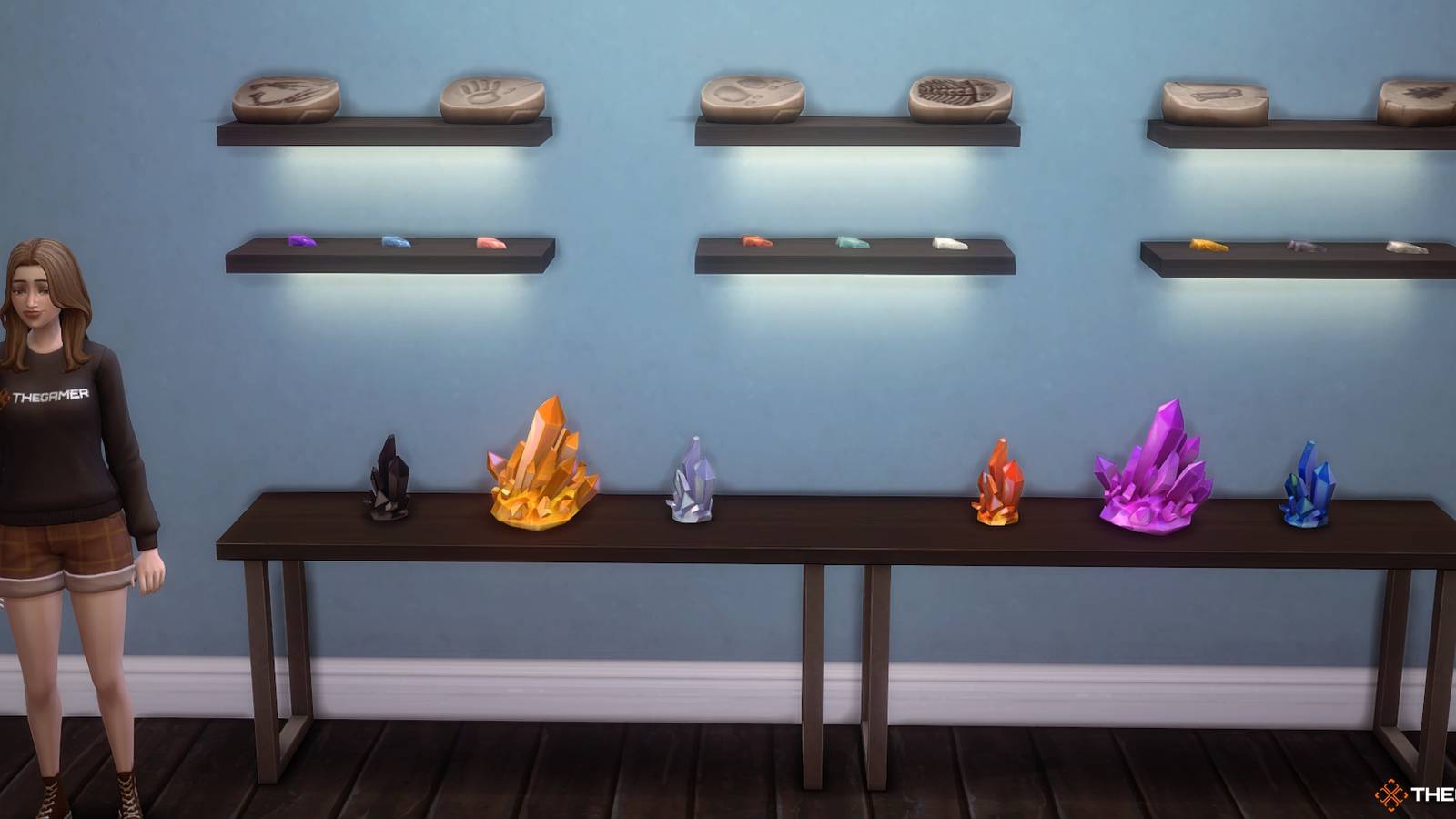 Sims 4 Element Collection Display How To Complete Metals, Crystal, and Fossils Collections In The Sims 4