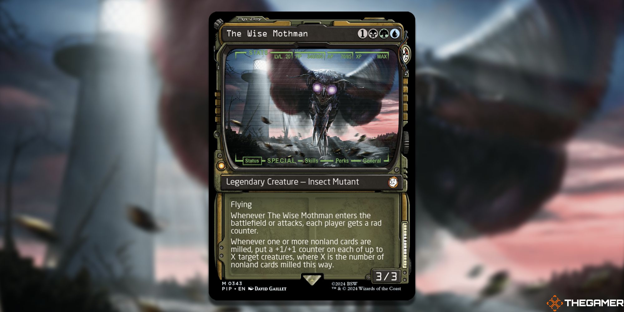 mothman card mtg Magic the Gathering: Fallout Mutant Menace Commander – gabescaveccc