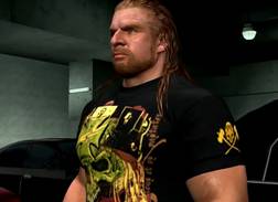 WWE 12 Screenshot Of Triple H In Parking Lot