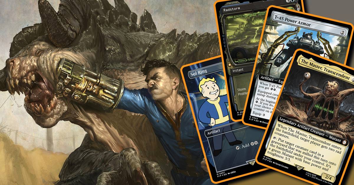 mtg fallout card Magic: The Gathering Commander Deck Mutant Menace (100-Card Deck, 2-Card Collector Booster Sample Pack + Accessories) : Toys & Games MTG Fallout U Behemoth of