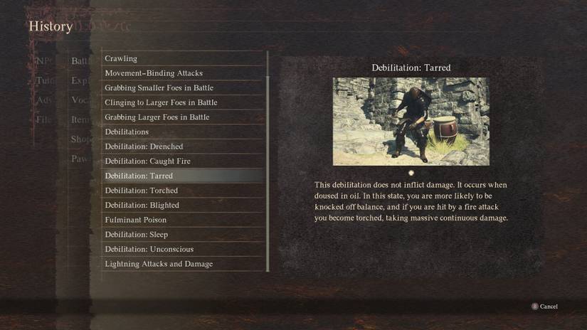 Tarred All Debilitations In Dragon's Dogma 2, Explained
