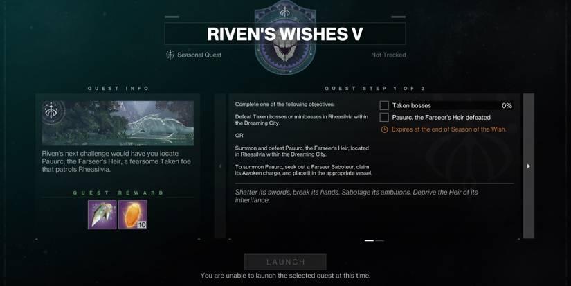 All Riven's Wishes Rewards In Destiny 2: Season Of The Wish