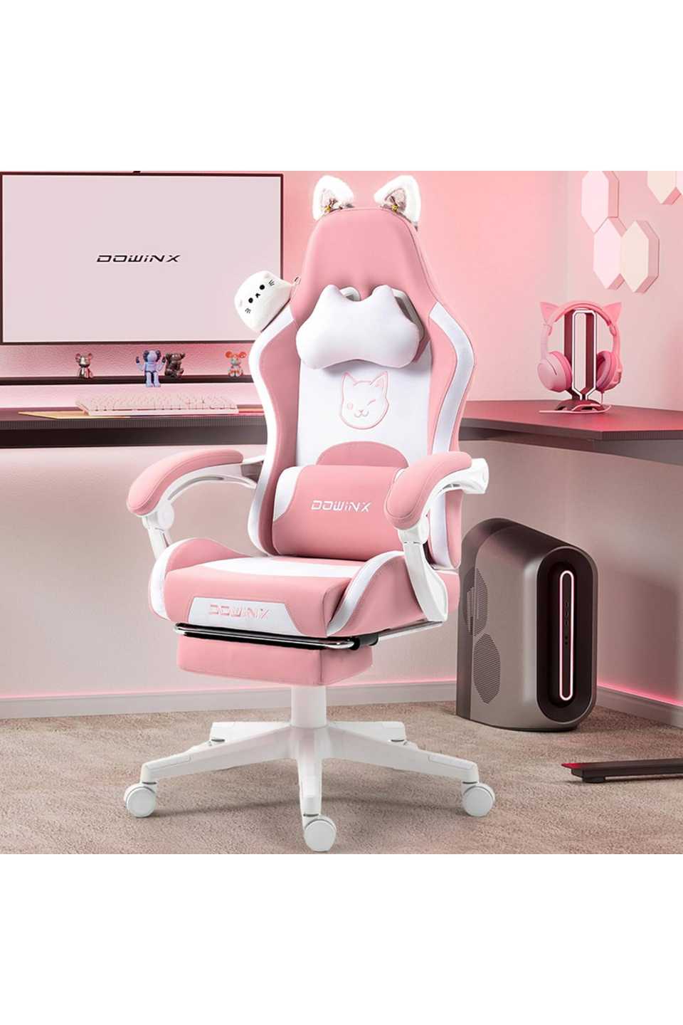 Bunny Ears Pink Gaming Chair Reddit Racing Gaming Chair, Reclining