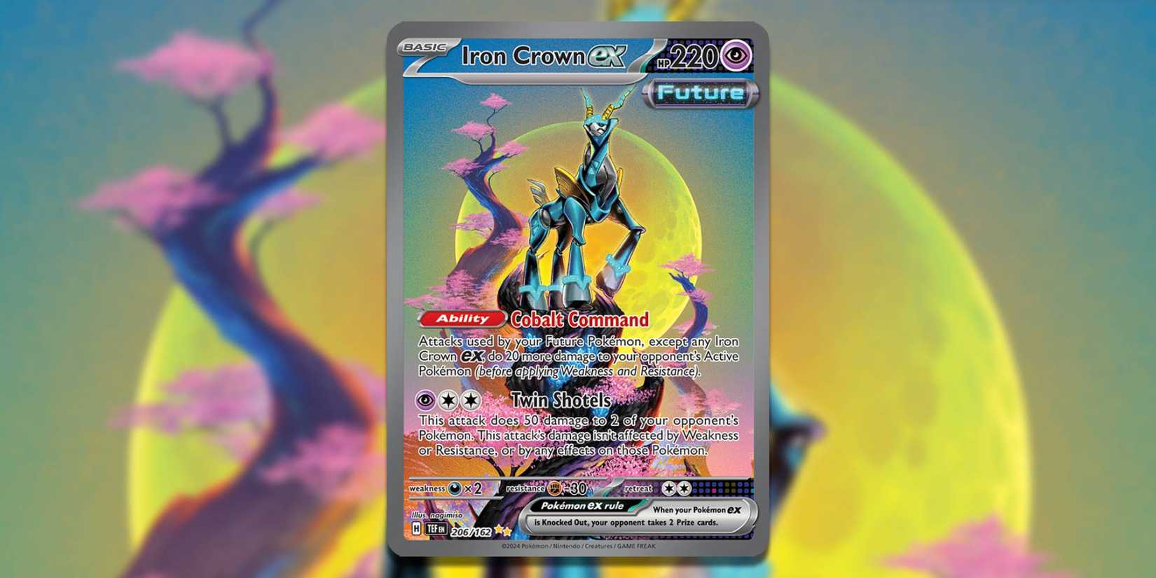 iron crown pokemon card value Amazon.com: Pokemon - Iron Crown 132/191 – Surging Spark main image 0