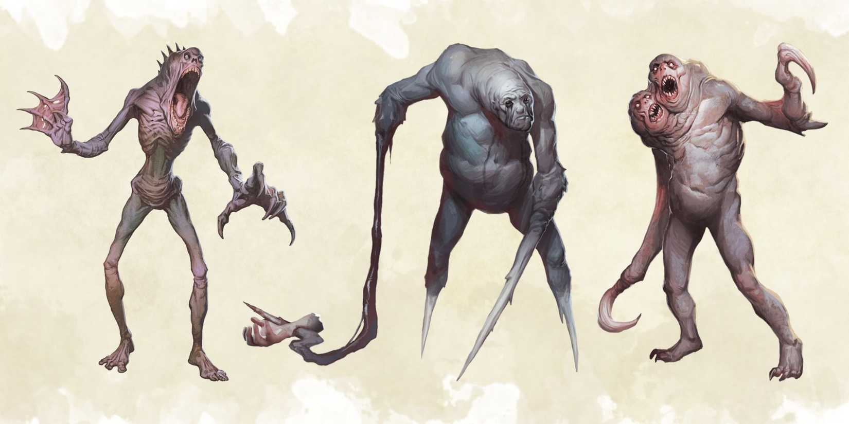 three variations of sorrowsworn in D&D