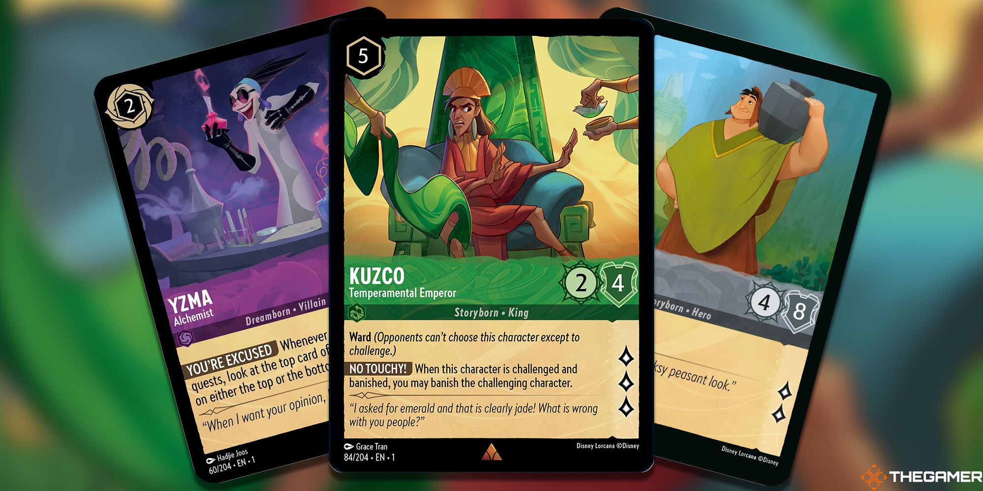 The Best Emperor's New Groove Cards In Disney Lorcana