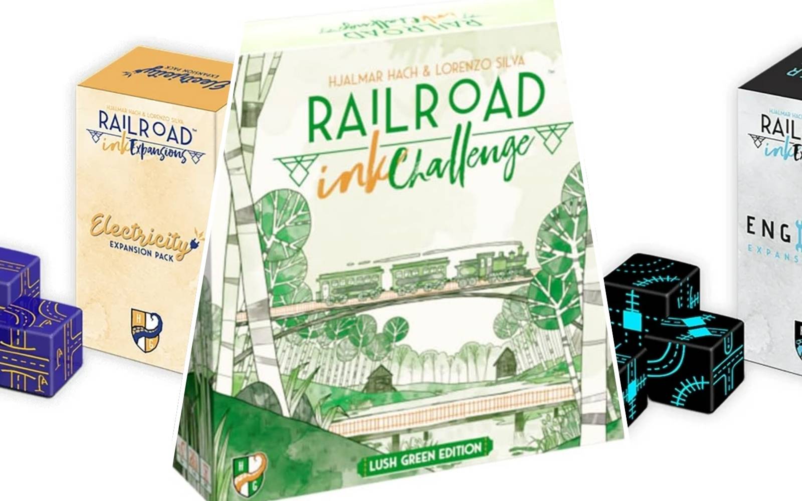 Railroad Ink: Edición Verde Exuberante - Tienda de juegos de mesa en México