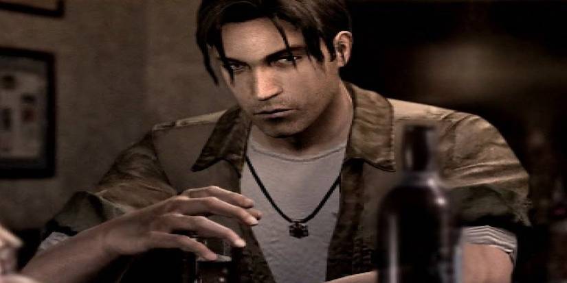 David King having a drink at Jack's Bar