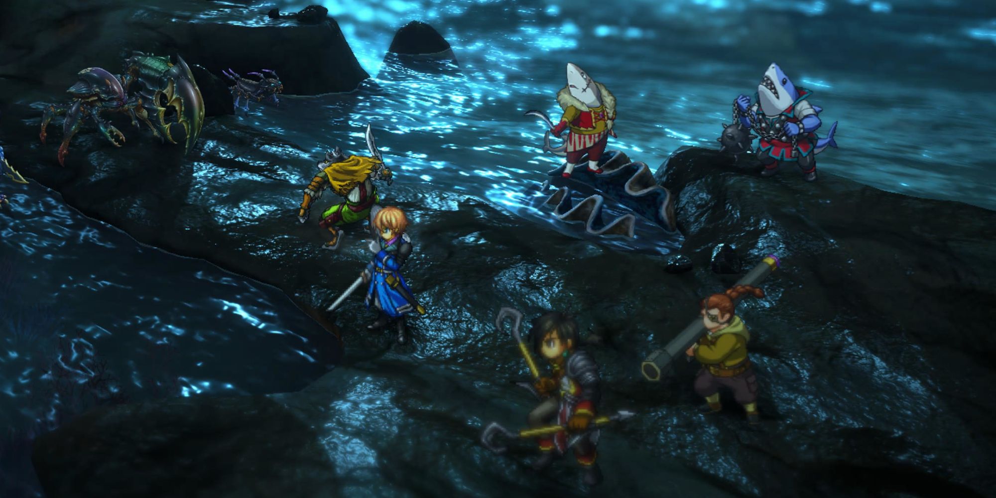 Eiyuden Chronicle Hundred Heroes, Fighting in the Seaside Cave