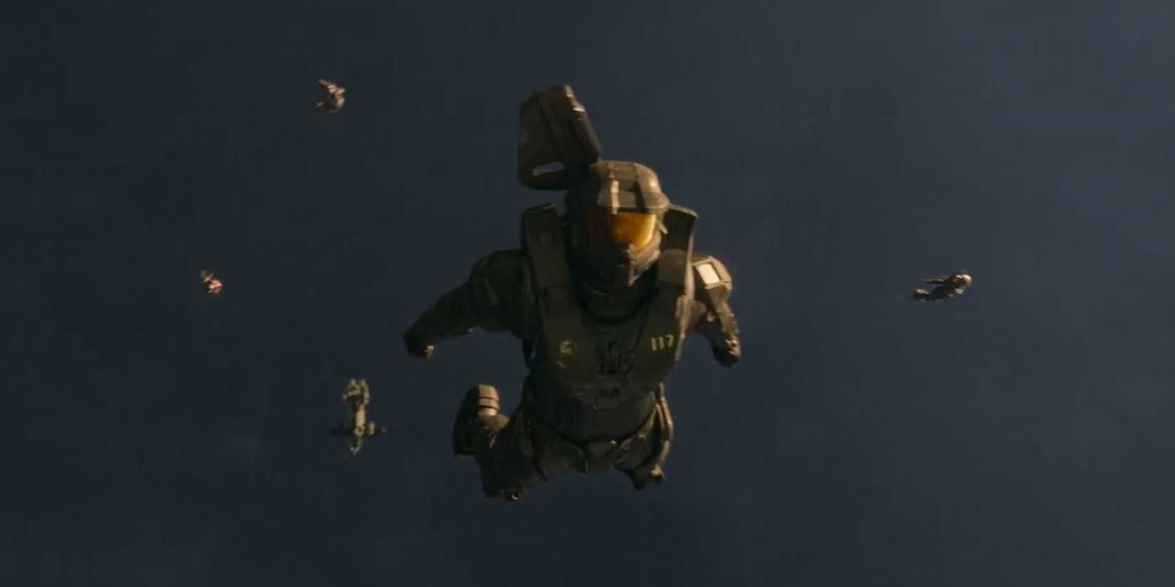 Master Chief Jump Every Time Master Chief Takes His Helmet Off In The Halo Show