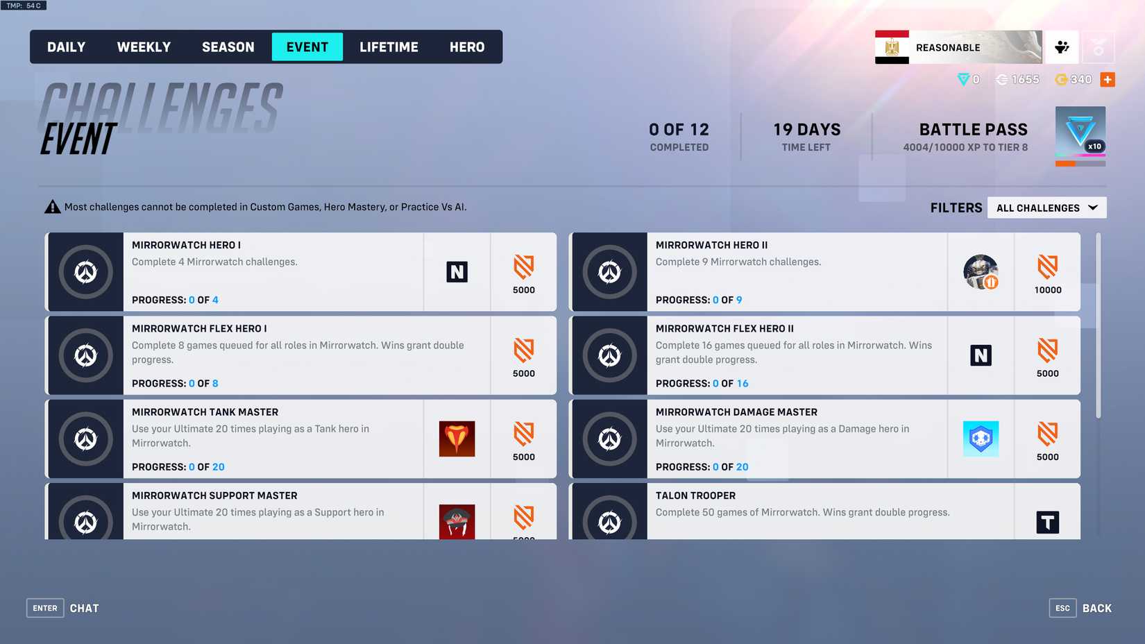 Every Mirrorwatch Event Challenge And Reward In Overwatch 2