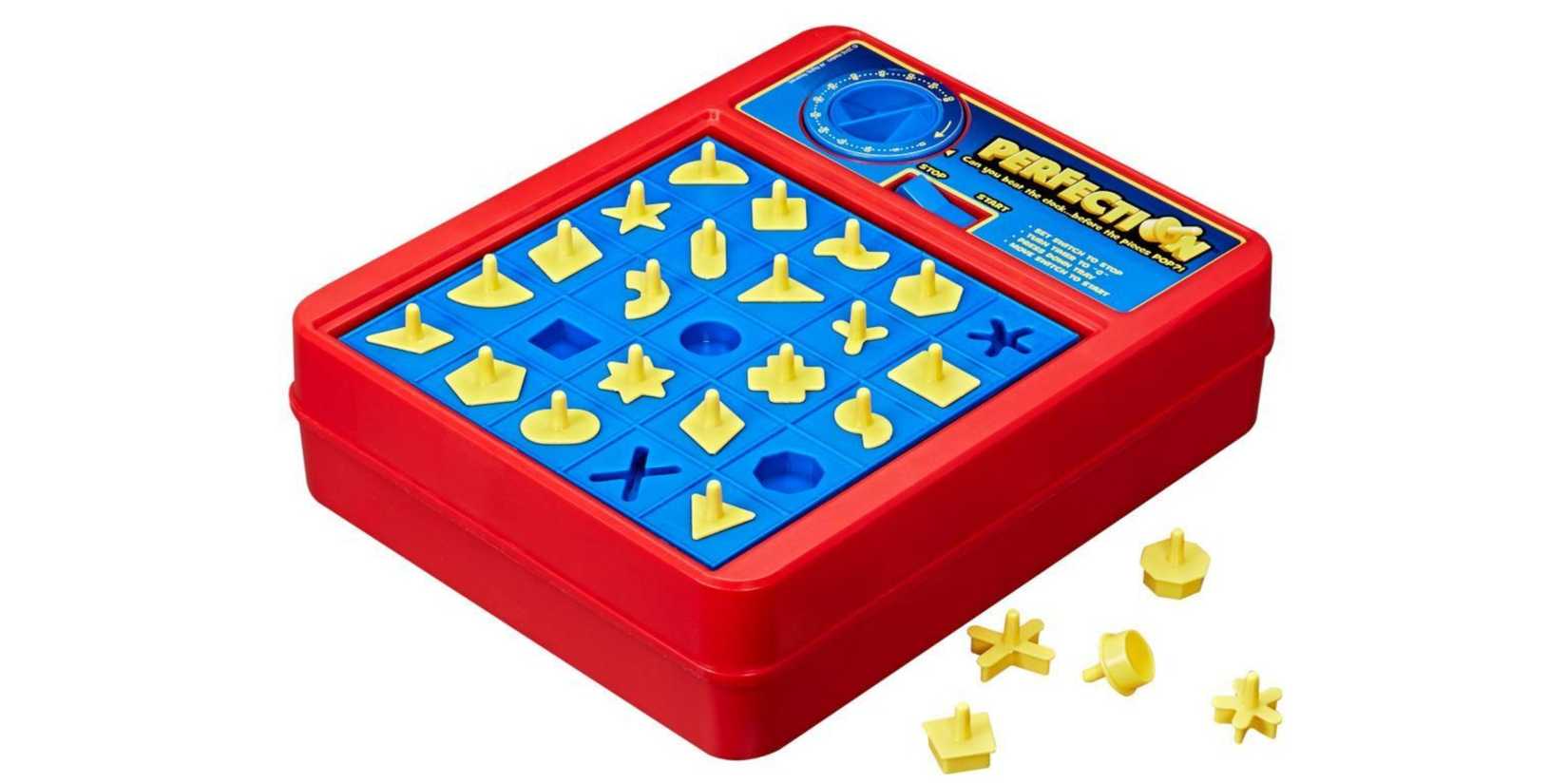 A picture of the 1990s board game, Perfection.