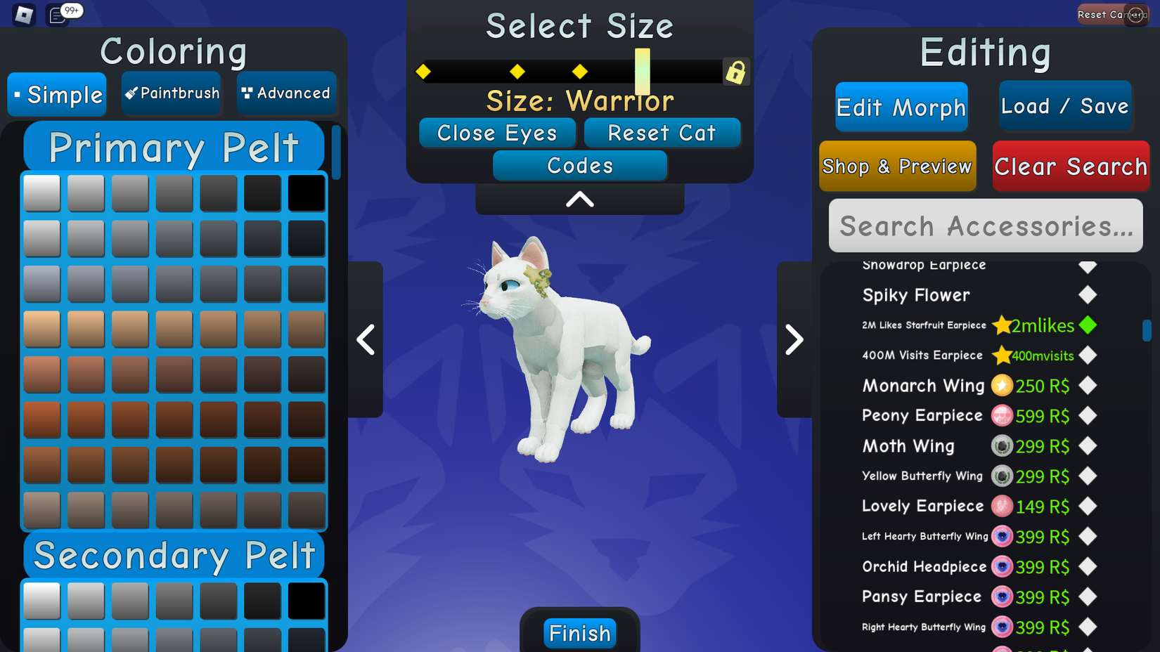 Warrior Cats Ultimate Edition Codes - Roblox